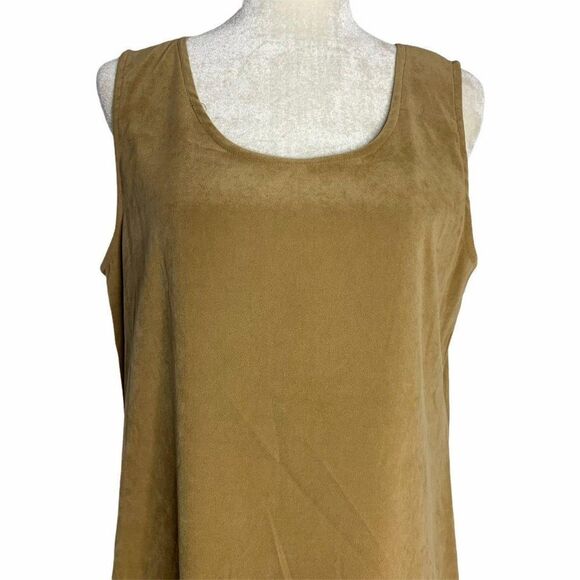 Vintage Velvet Sleeveless Maxi Dress M Brown - Picture 1 of 7